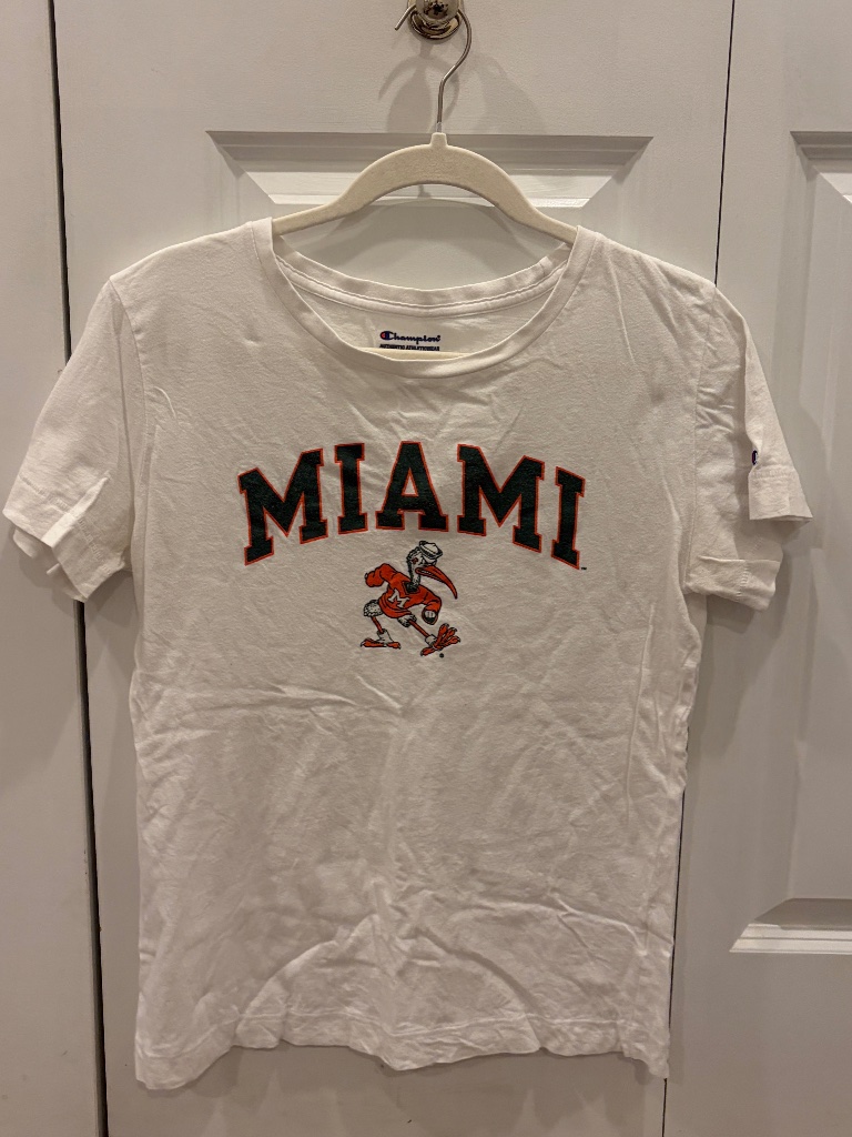 Champion University Of Miami Tee